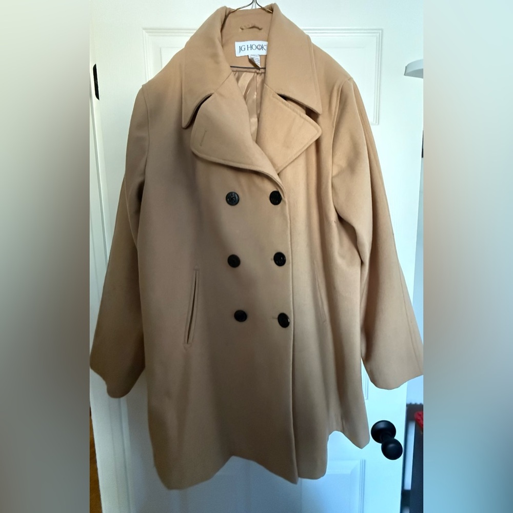 Classic Tan Pea Coat